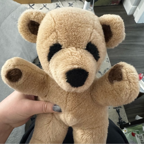 Vintage 1978 KinderGund Teddy Bear Made in Korea Beige Tan Plush 12" - Picture 7 of 8